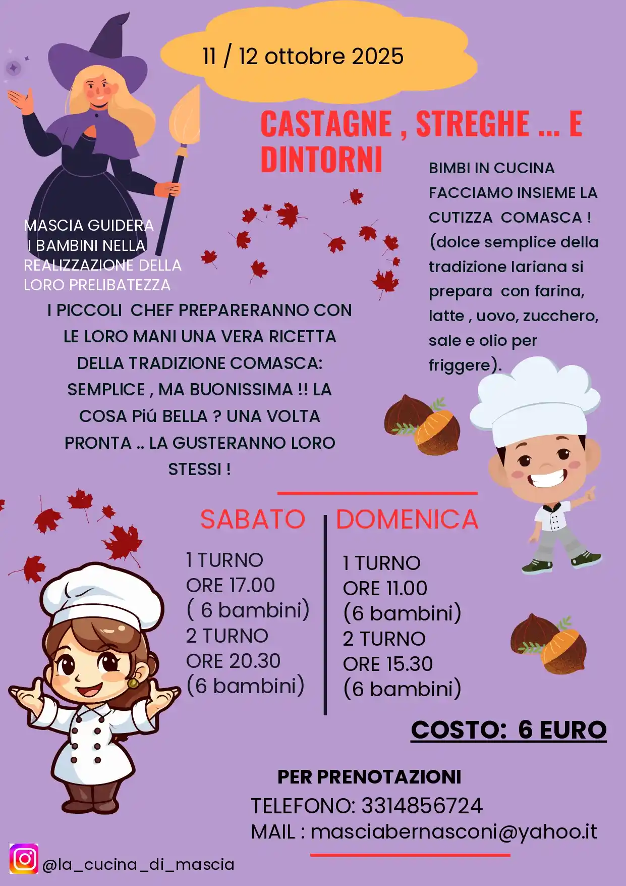 Locandina laboratorio per bambini