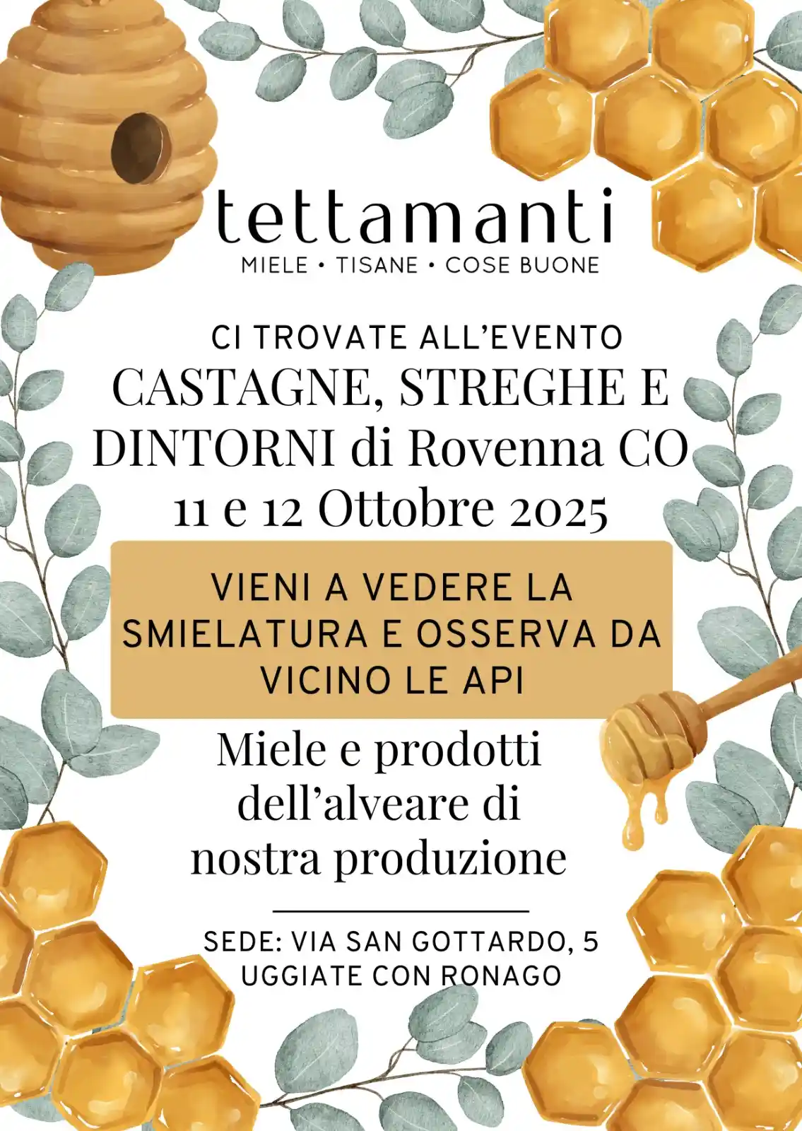Locandina Miele Tettamanti